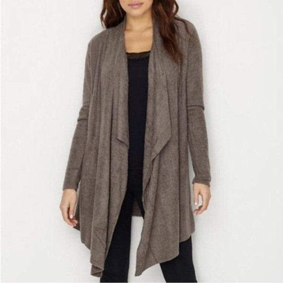 Barefoot Dreams Bamboo‎ Chic Lite Knit Wrap Cardigan - Picture 1 of 6
